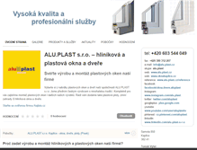 Tablet Screenshot of plast.cz